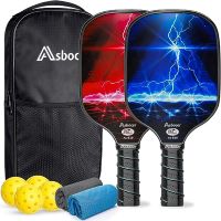 Asbocer Fiberglass Surface Pickleball Paddles